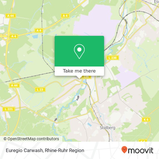 Euregio Carwash map