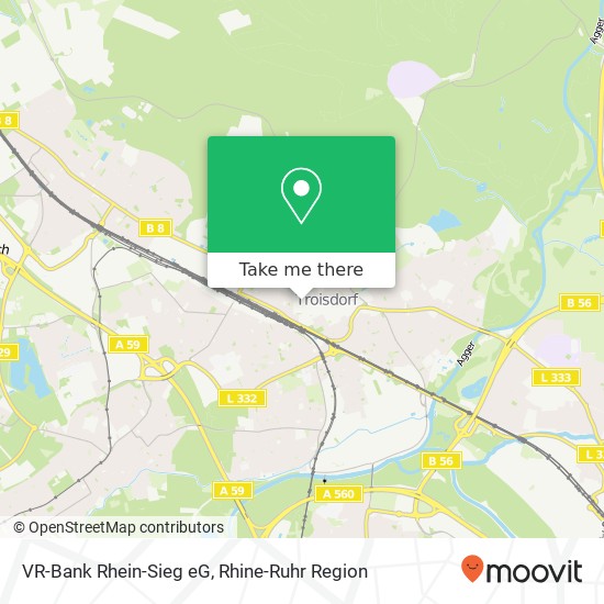 VR-Bank Rhein-Sieg eG map