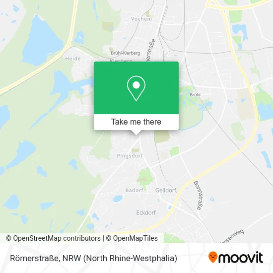 Römerstraße map