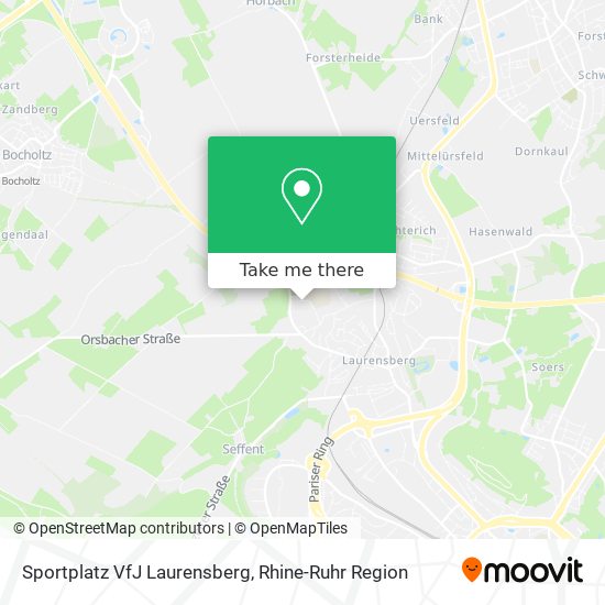 Sportplatz VfJ Laurensberg map