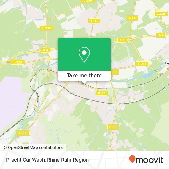 Pracht Car Wash map