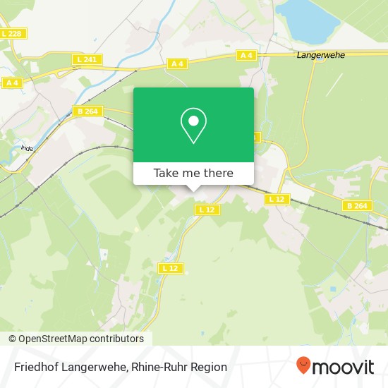 Friedhof Langerwehe map