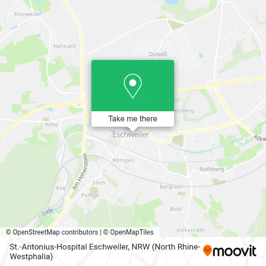 St.-Antonius-Hospital Eschweiler map