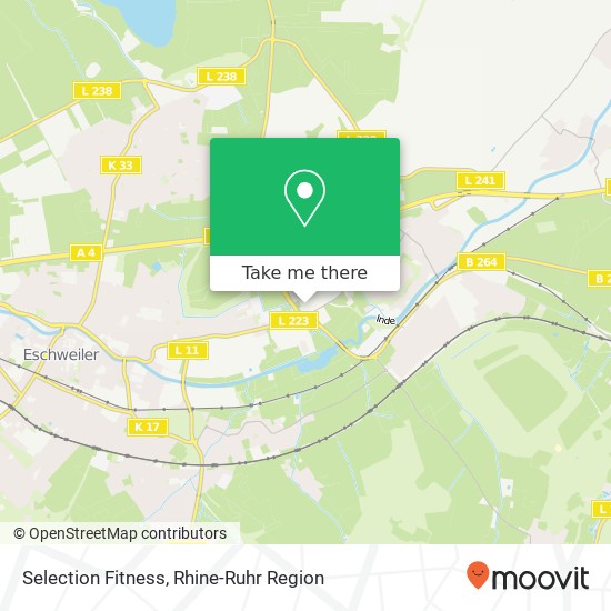 Selection Fitness map