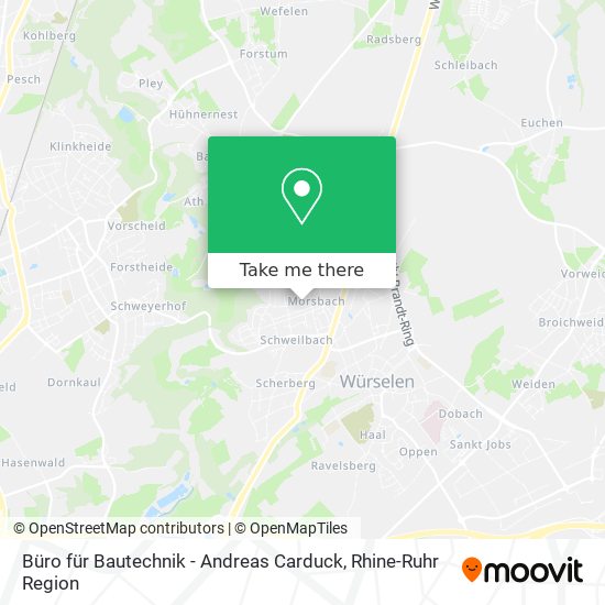 Büro für Bautechnik - Andreas Carduck map