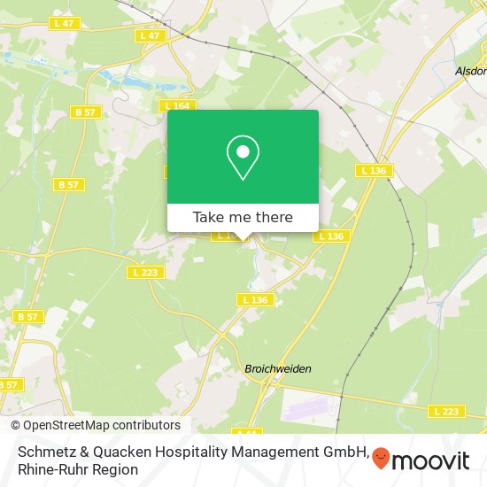 Карта Schmetz & Quacken Hospitality Management GmbH