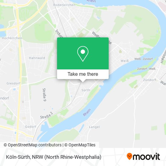 Köln-Sürth map