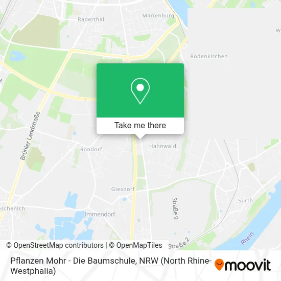 Pflanzen Mohr - Die Baumschule map