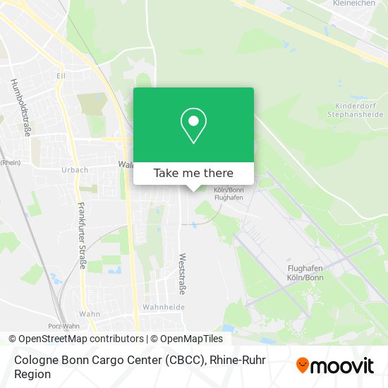 Cologne Bonn Cargo Center (CBCC) map