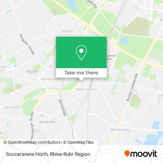 Soccerarena Hürth map