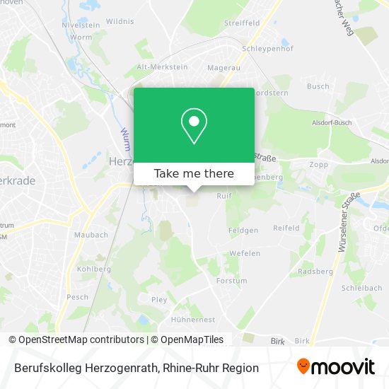Berufskolleg Herzogenrath map