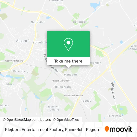 Карта Klejbors Entertainment Factory