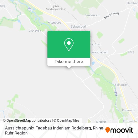 Aussichtspunkt Tagebau Inden am Rodelberg map