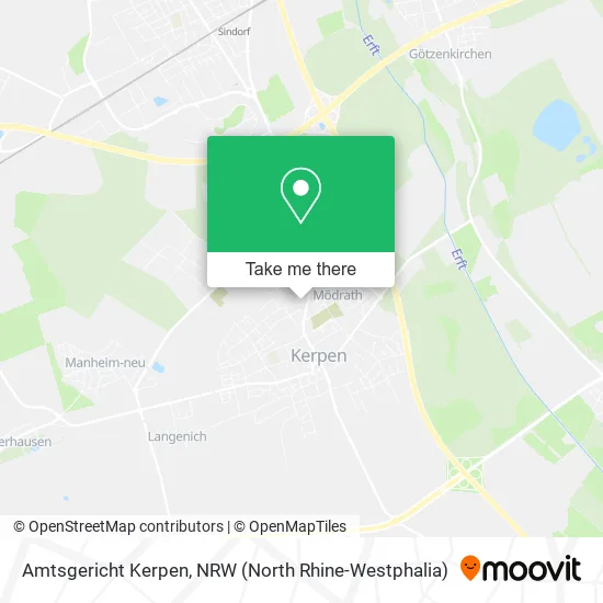 Карта Amtsgericht Kerpen