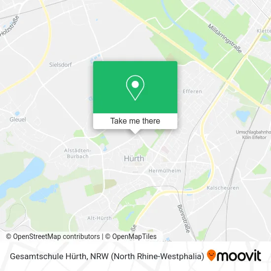 Карта Gesamtschule Hürth