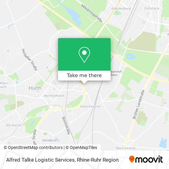 Alfred Talke Logistic Services map