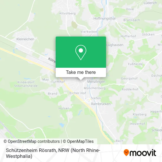 Карта Schützenheim Rösrath
