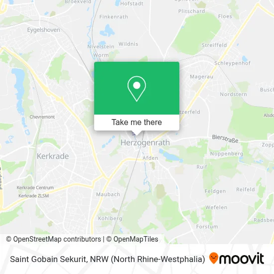 Saint Gobain Sekurit map