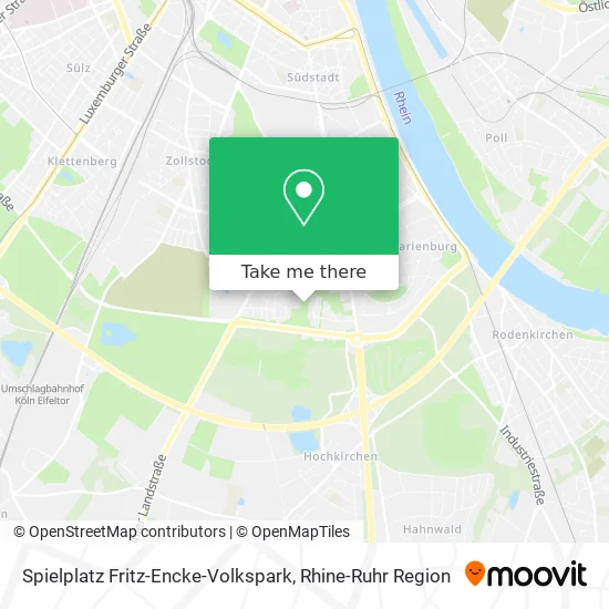 Карта Spielplatz Fritz-Encke-Volkspark