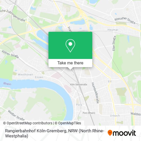 Rangierbahnhof Köln-Gremberg map