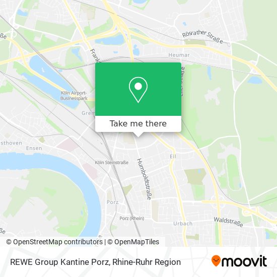 REWE Group Kantine Porz map