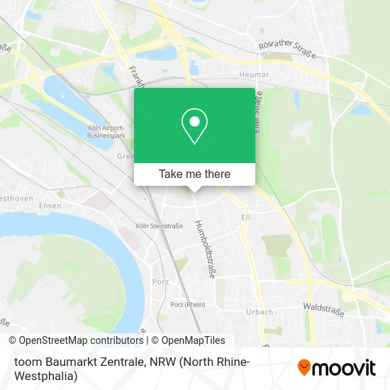 Карта toom Baumarkt Zentrale