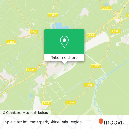 Spielplatz im Römerpark map