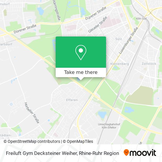 Freiluft Gym Decksteiner Weiher map