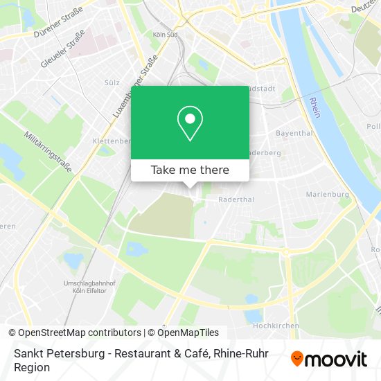 Sankt Petersburg - Restaurant & Café map