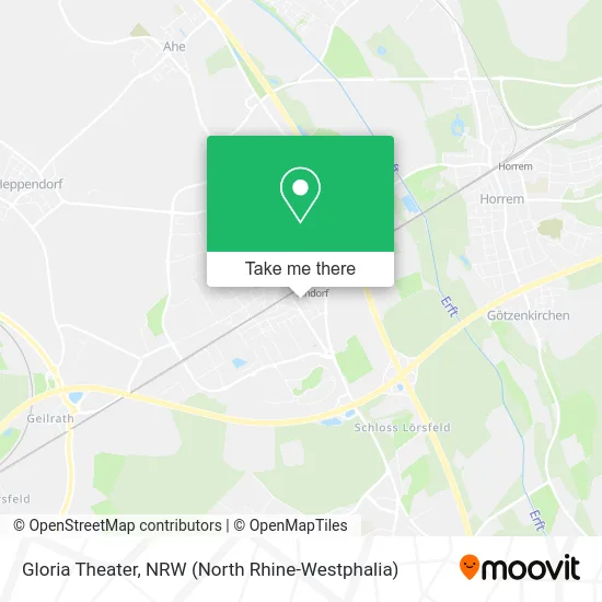 Gloria Theater map
