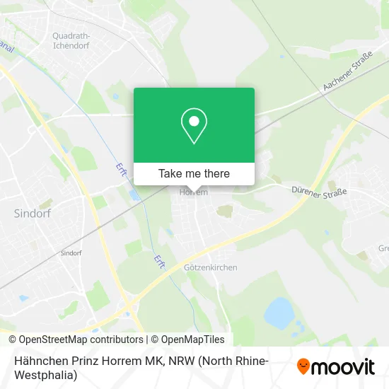 Карта Hähnchen Prinz Horrem MK