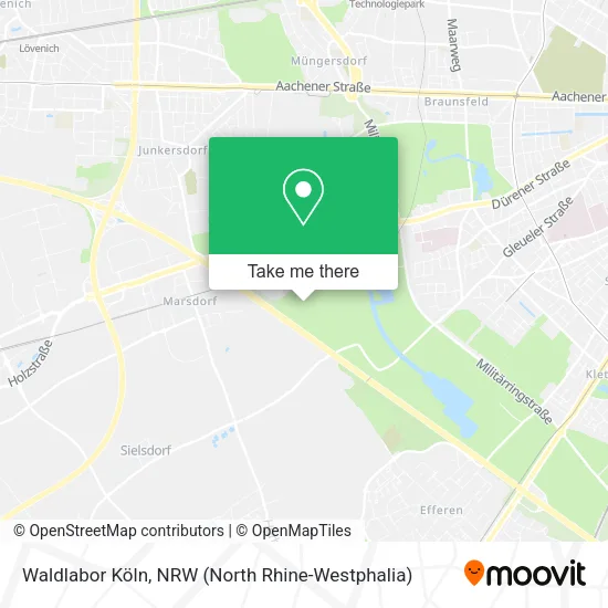 Карта Waldlabor Köln