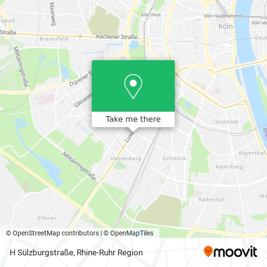 H Sülzburgstraße map