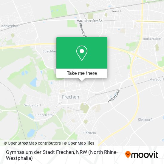 Gymnasium der Stadt Frechen map