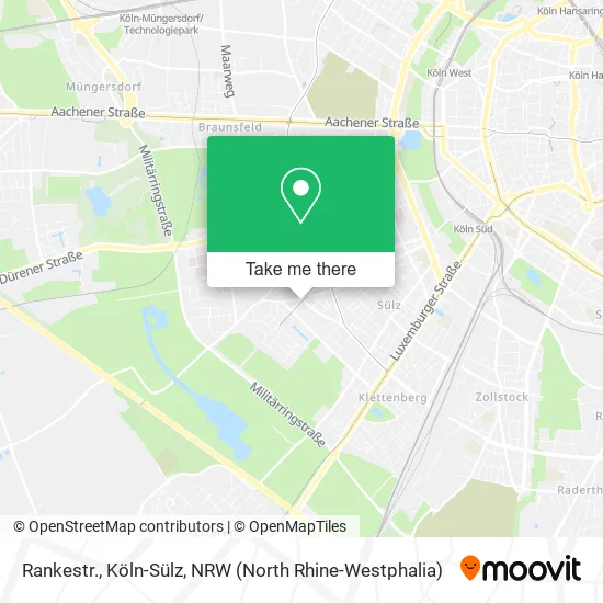 Карта Rankestr., Köln-Sülz