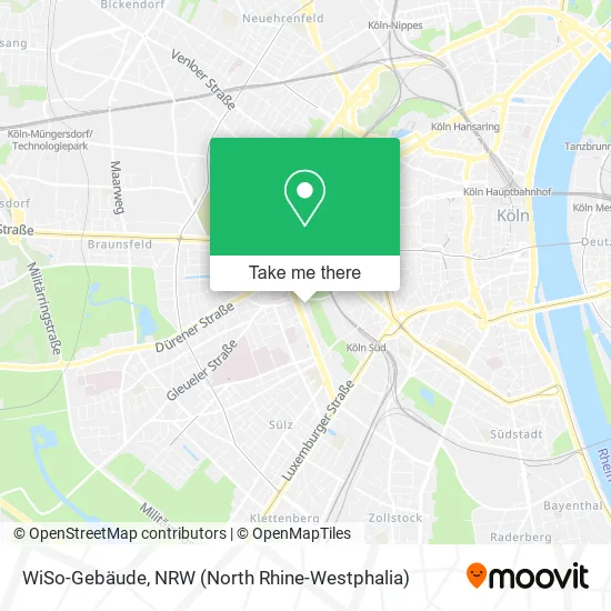 Карта WiSo-Gebäude