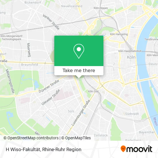 Карта H Wiso-Fakultät