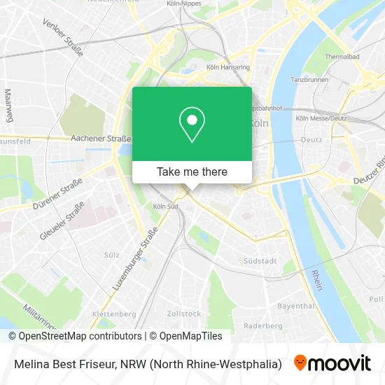Melina Best Friseur map