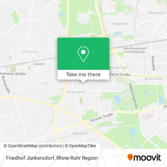 Friedhof Junkersdorf map