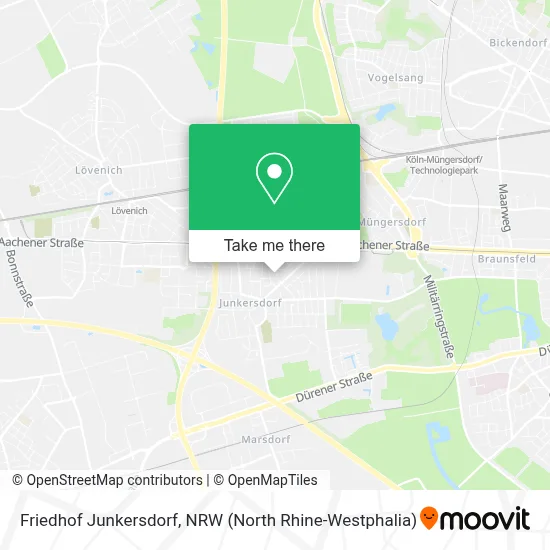 Friedhof Junkersdorf map