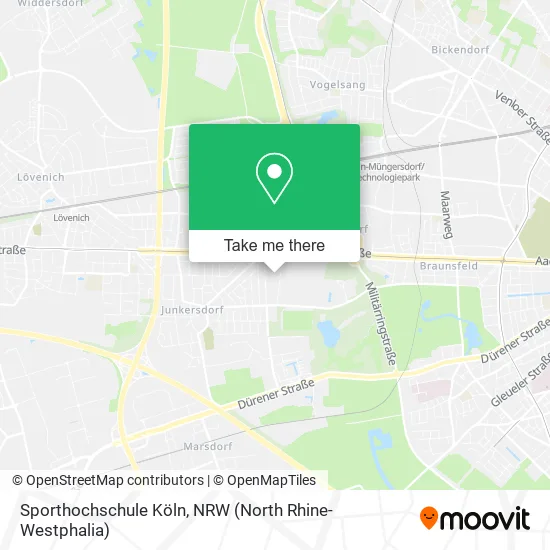 Карта Sporthochschule Köln
