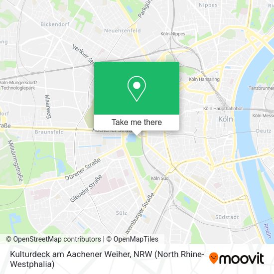 Карта Kulturdeck am Aachener Weiher