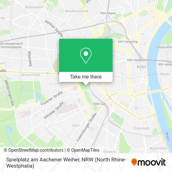 Карта Spielplatz am Aachener Weiher