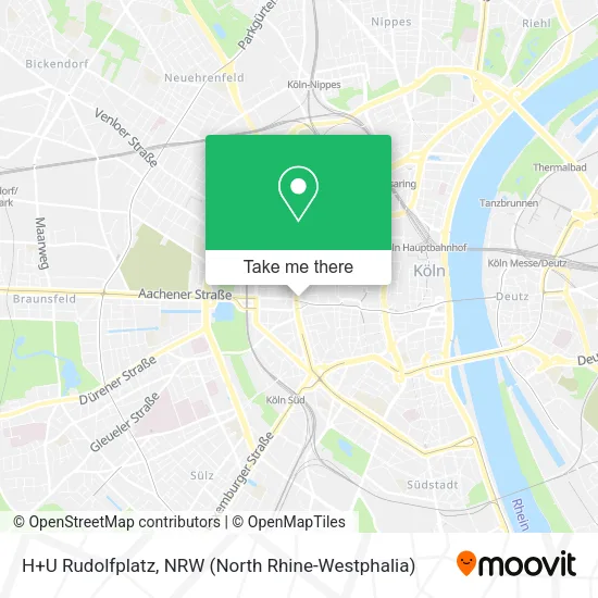 Карта H+U Rudolfplatz