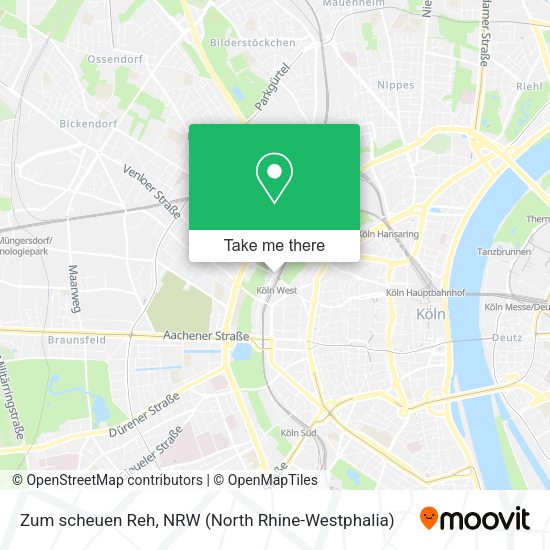 Карта Zum scheuen Reh