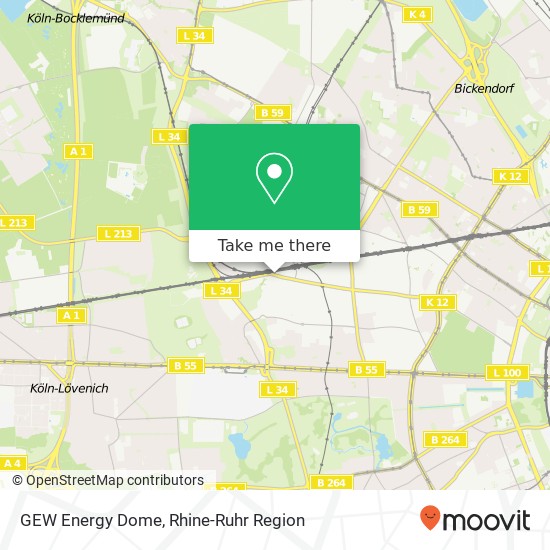 GEW Energy Dome map