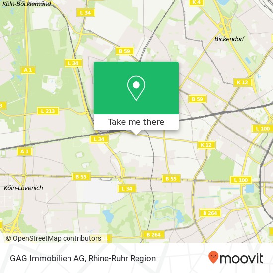 GAG Immobilien AG map