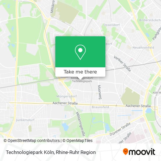 Technologiepark Köln map