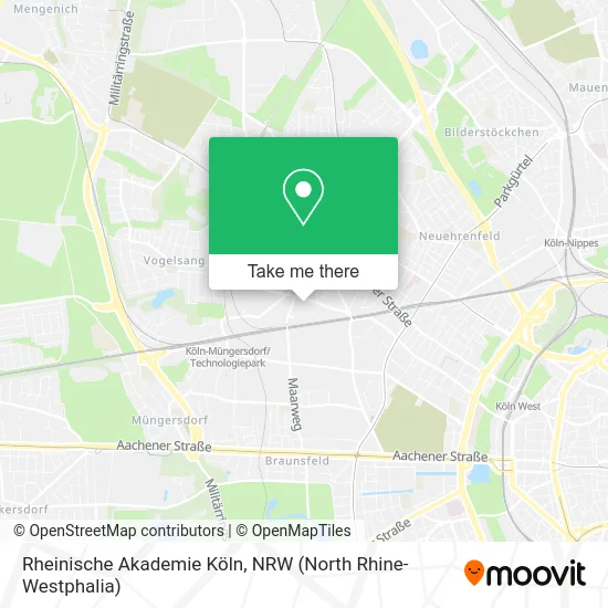 Rheinische Akademie Köln map