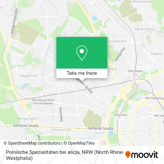 Карта Polnische Spezialitäten bei alicja